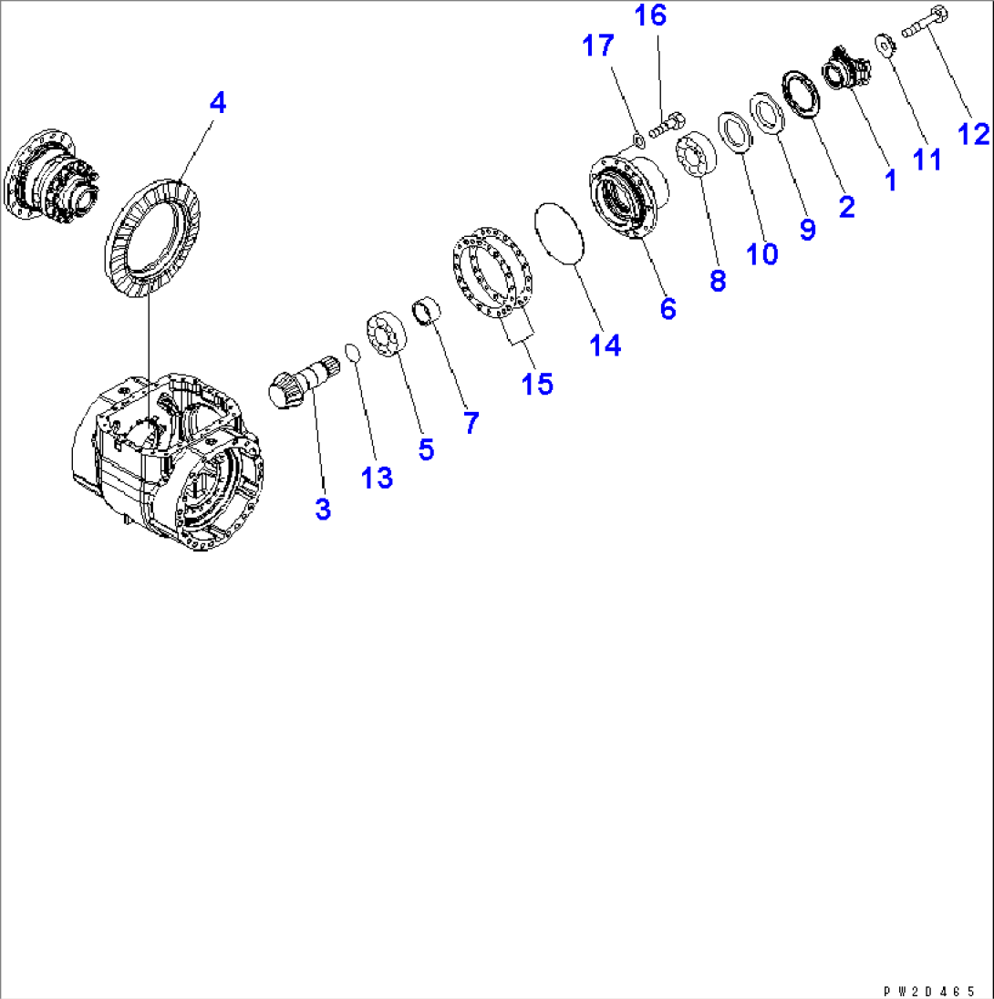 FRONT AXLE (DIFFERENTIAL¤ 1/2)
