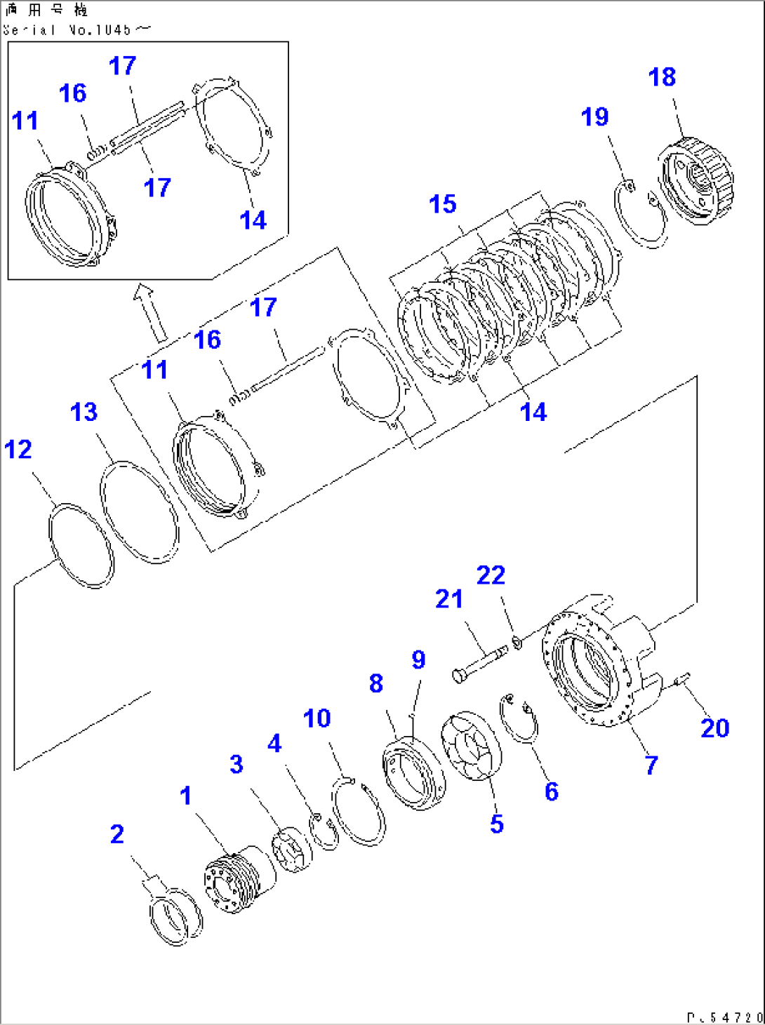 TRANSMISSION (1ST CLUTCH)