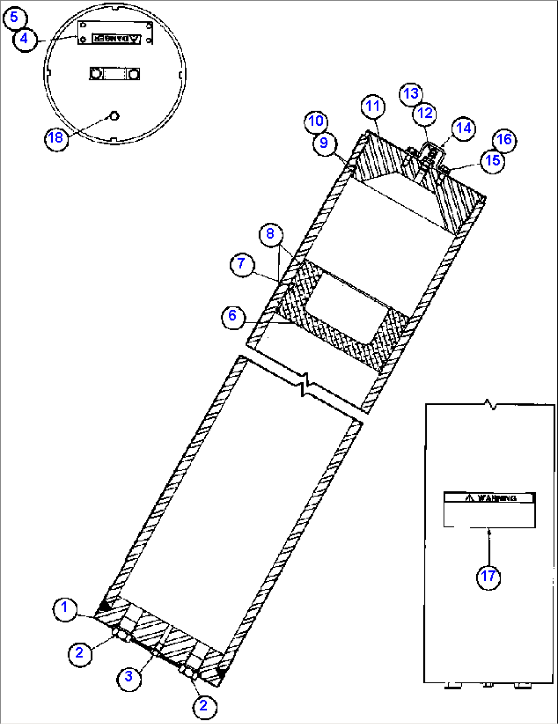 STEERING ACCUMULATOR ASSM (ED8926)