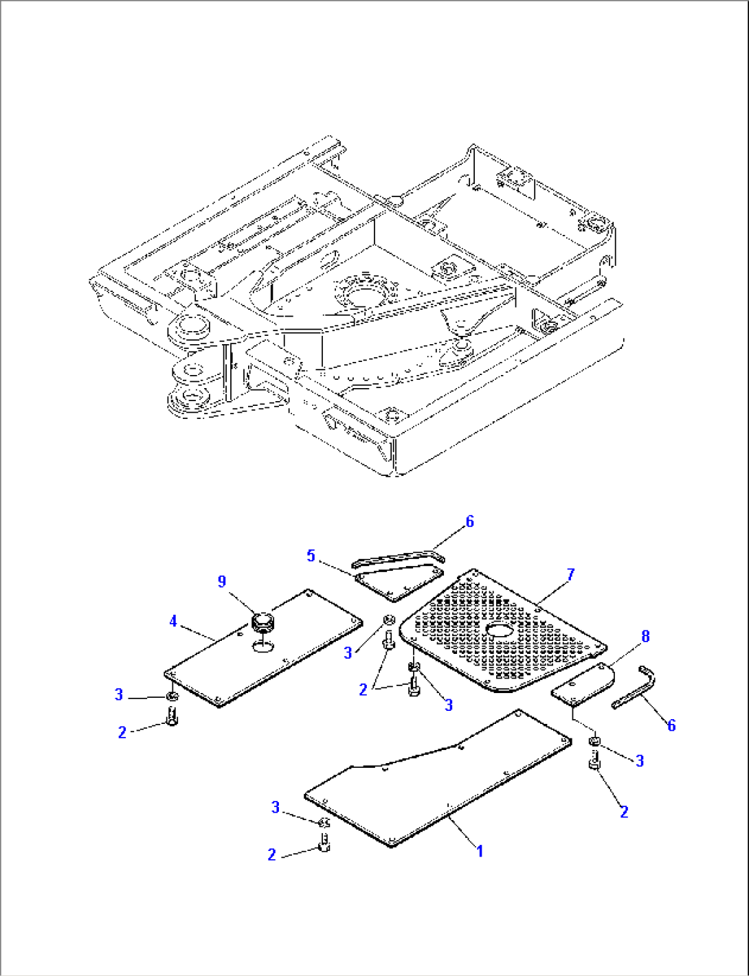 REVOLVING FRAME UNDER COVER