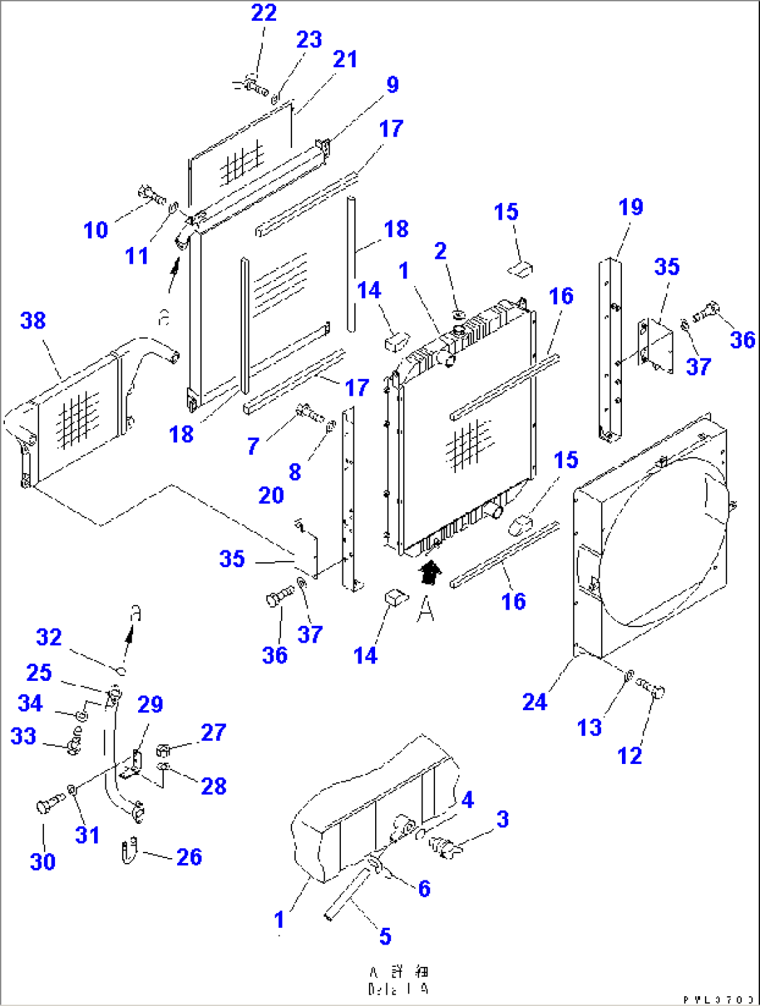 COOLING (RADIATOR AND OIL COOLER) (SAE)(#33001-34109)