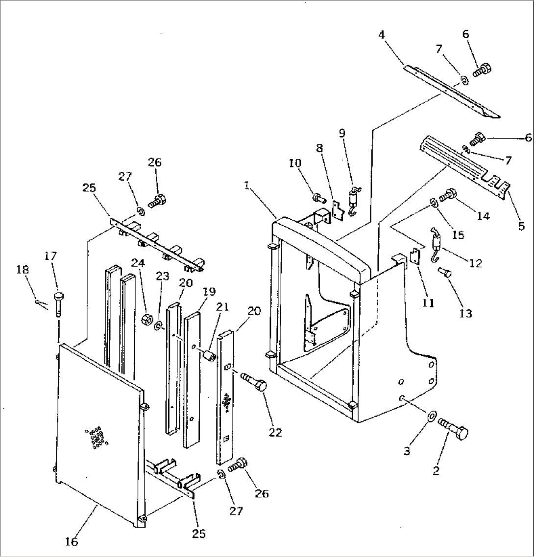 RADIATOR GUARD (NOISE SUPPRESSION FOR EC)(#15908-16500)