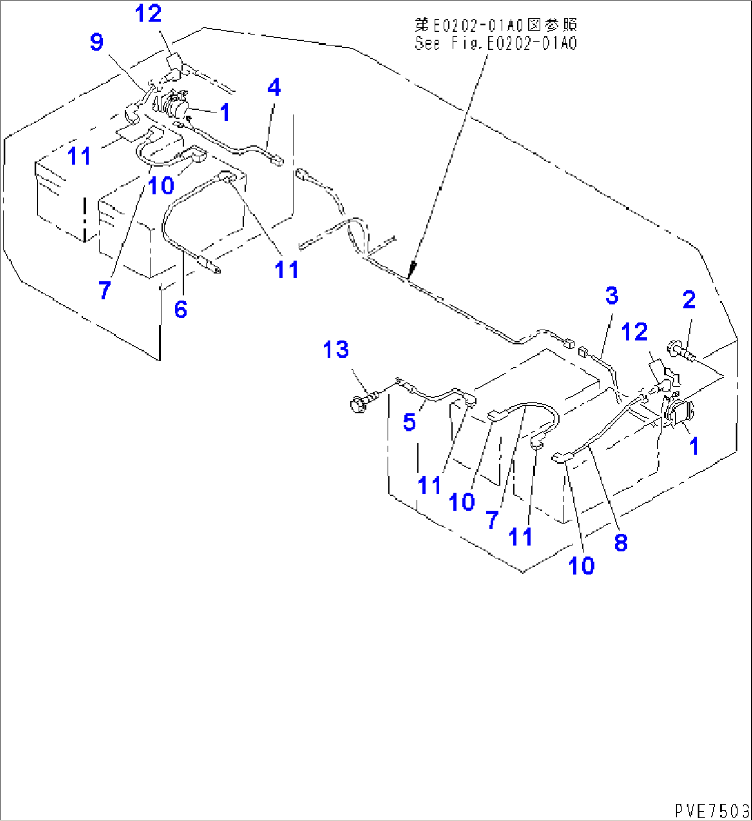 BATTERY MOUNTING (RELAY AND HARNESS)