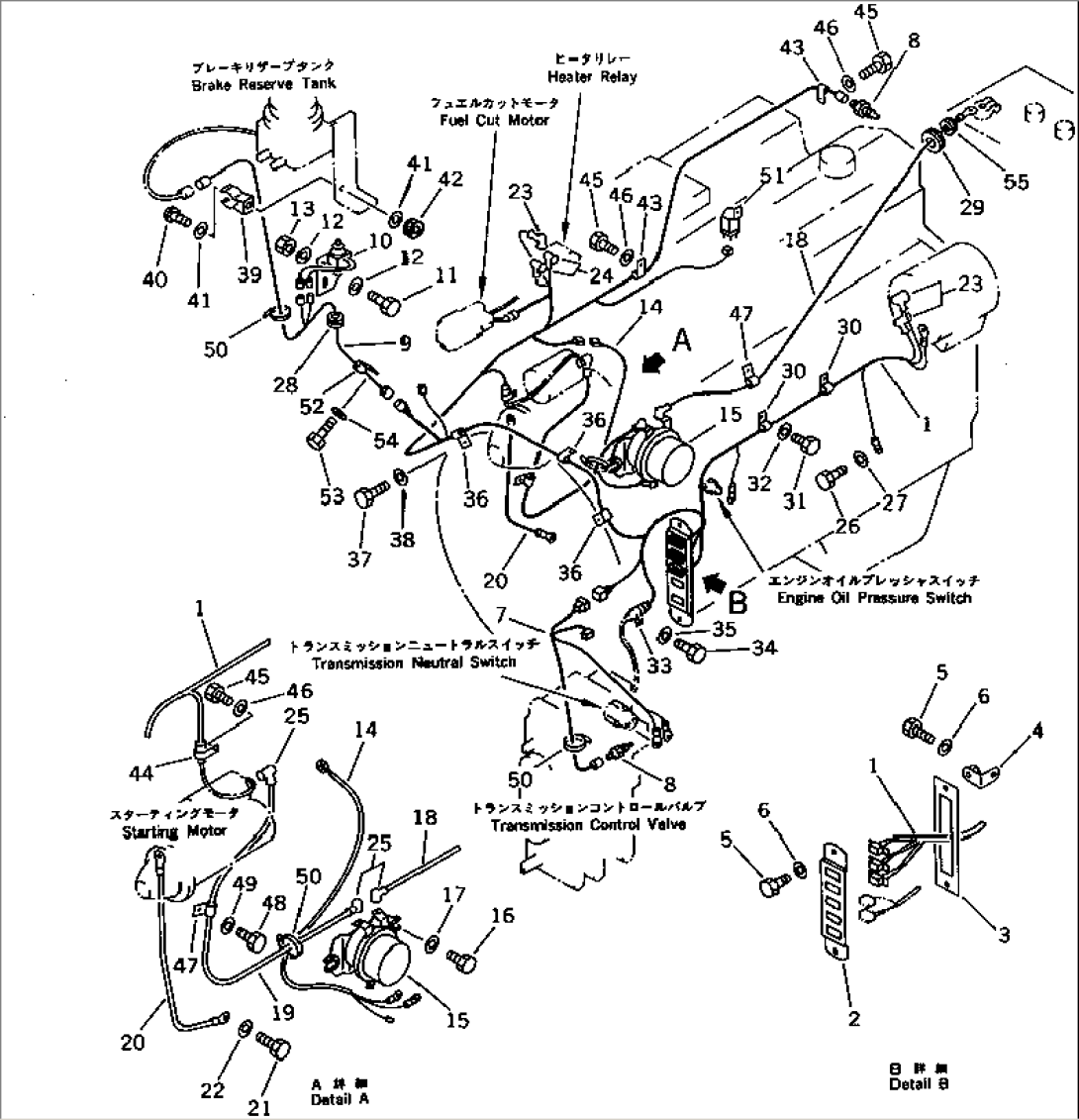 ELECTRICAL SYSTEM (ENGINE SENSOR) (FOR CAB) (TBG/ABE SPEC.)(#..-)