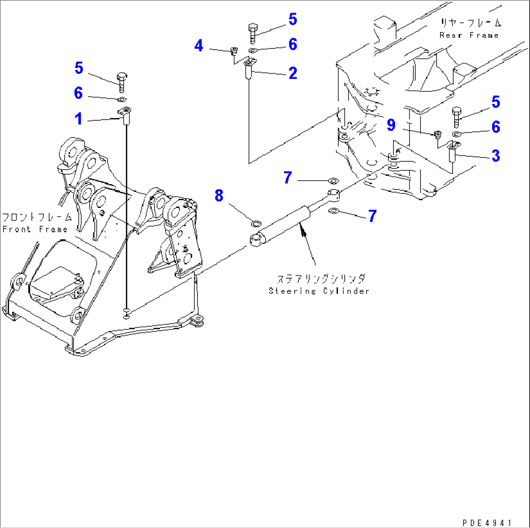 STEERING CYLINDER (MOUNTING PIN)