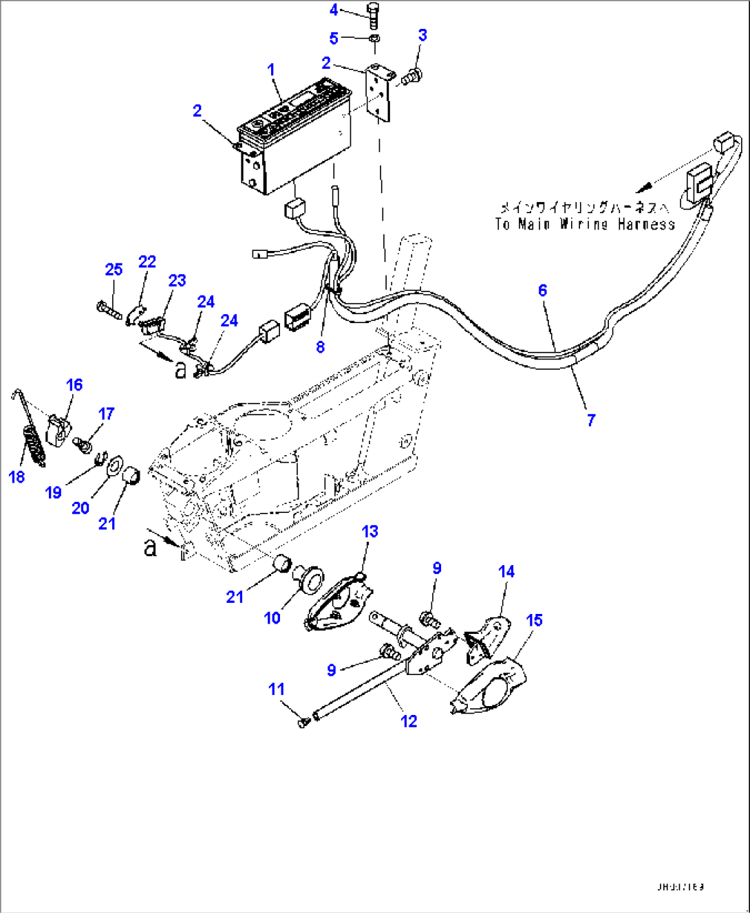 Cab, Floor, PPC Lock Lever and Radio (#1001-)
