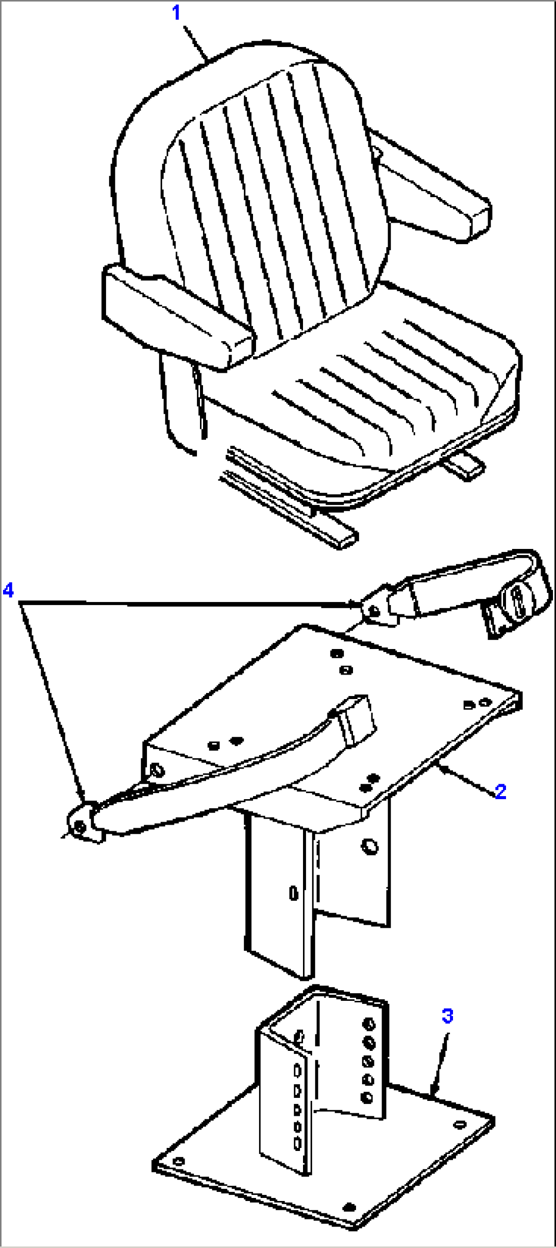 SUSPENSION BASE SEAT MOUNTING