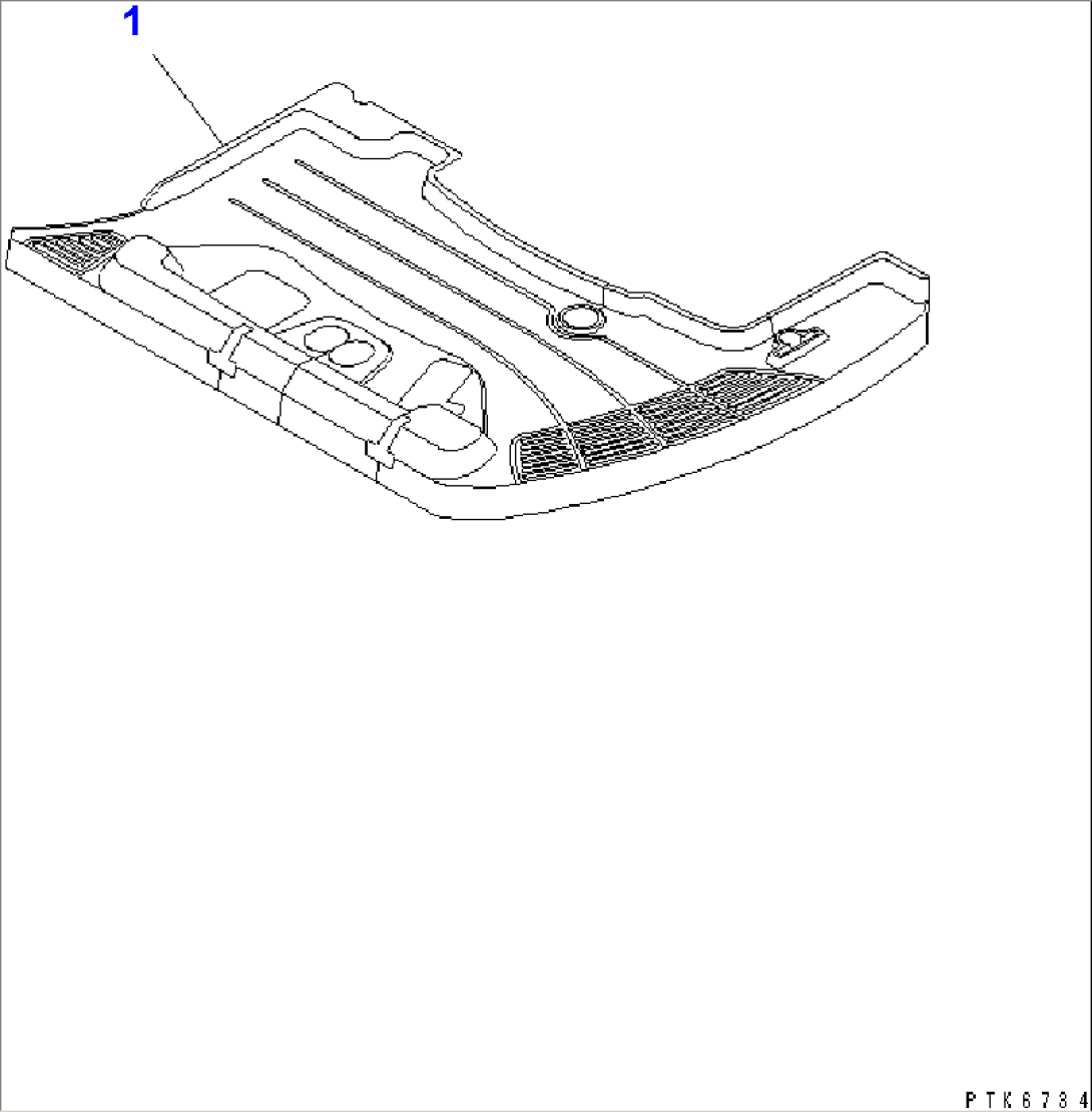 FLOOR MAT (1-ACTUATER ATTACHMENT) (FOR CANOPY)