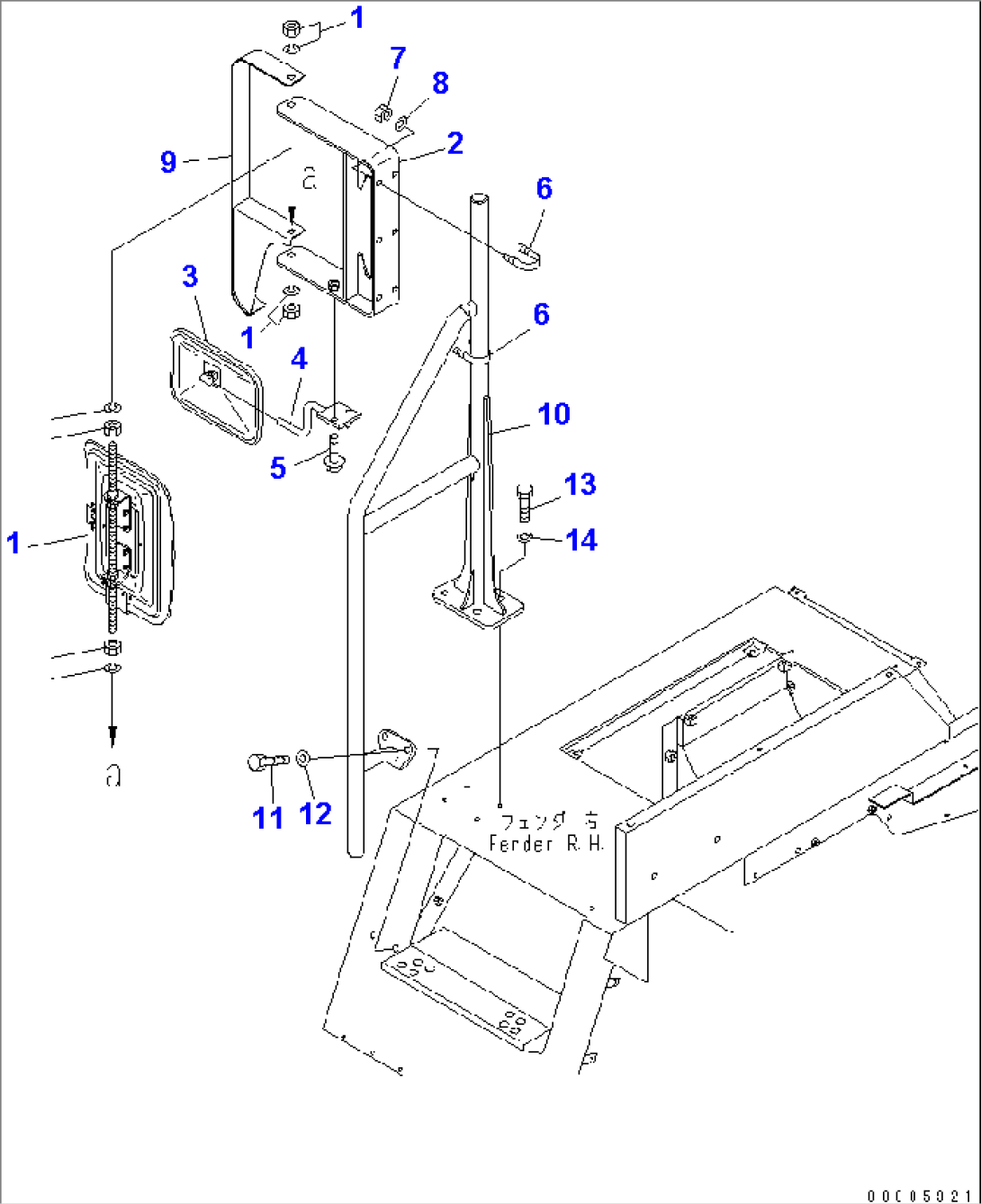 FENDER SUB ASS