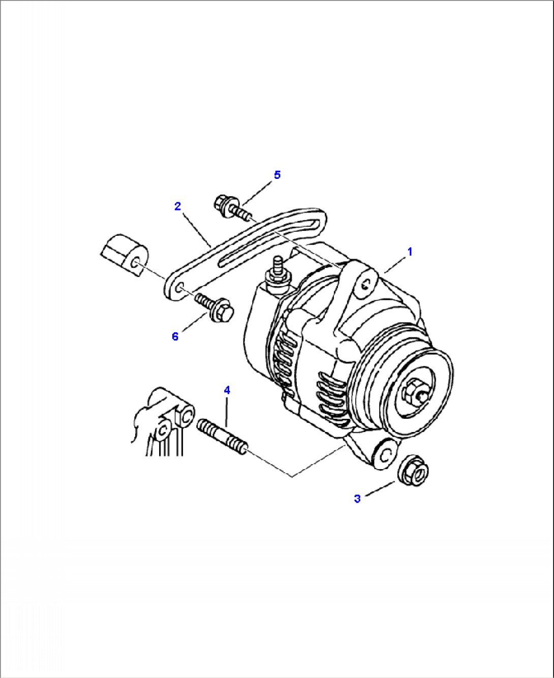 A0010-0100 ALTERNATOR MOUNTING