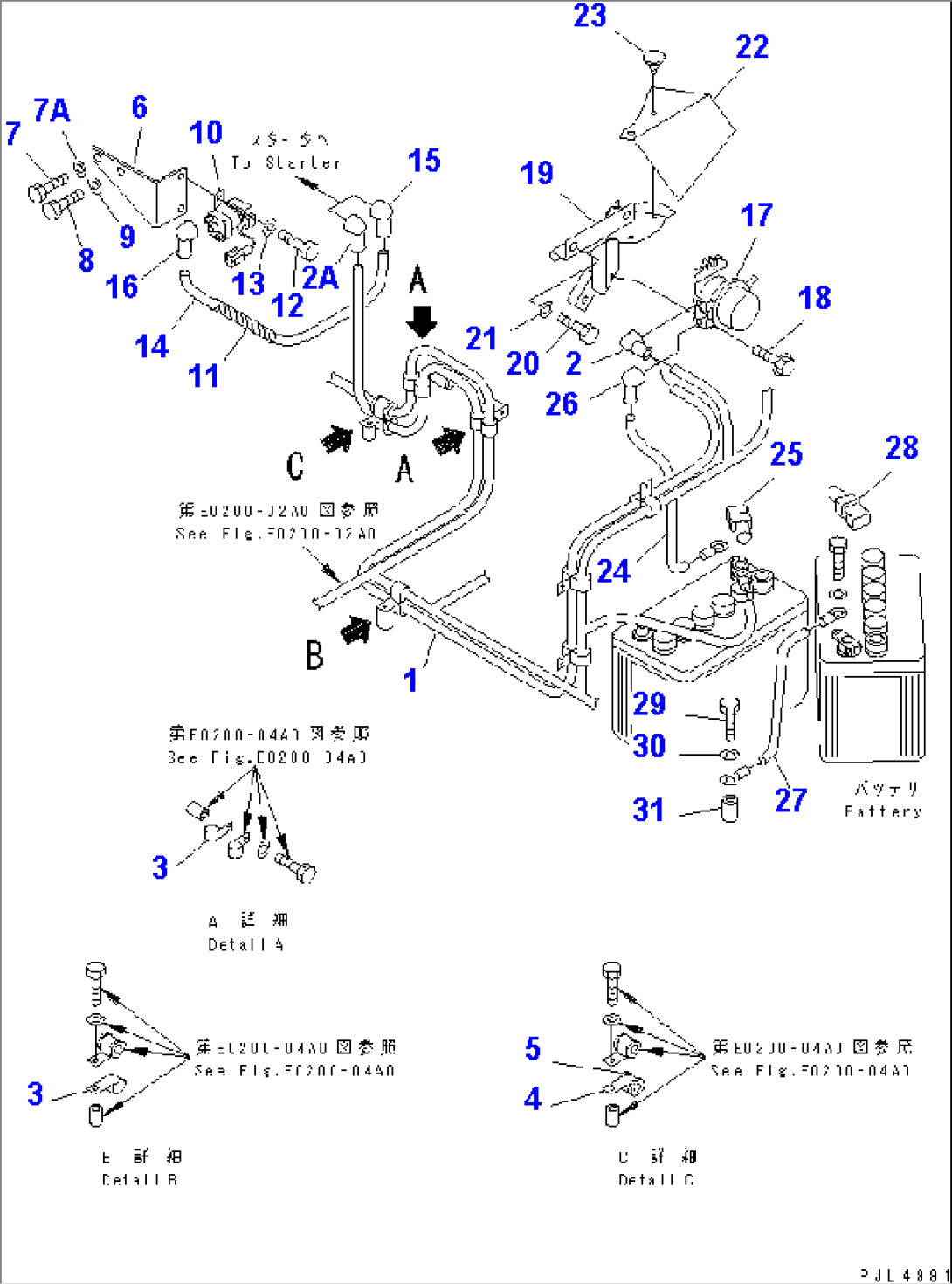 VEHICLE ELECTRICAL (STARTING HARNESS)