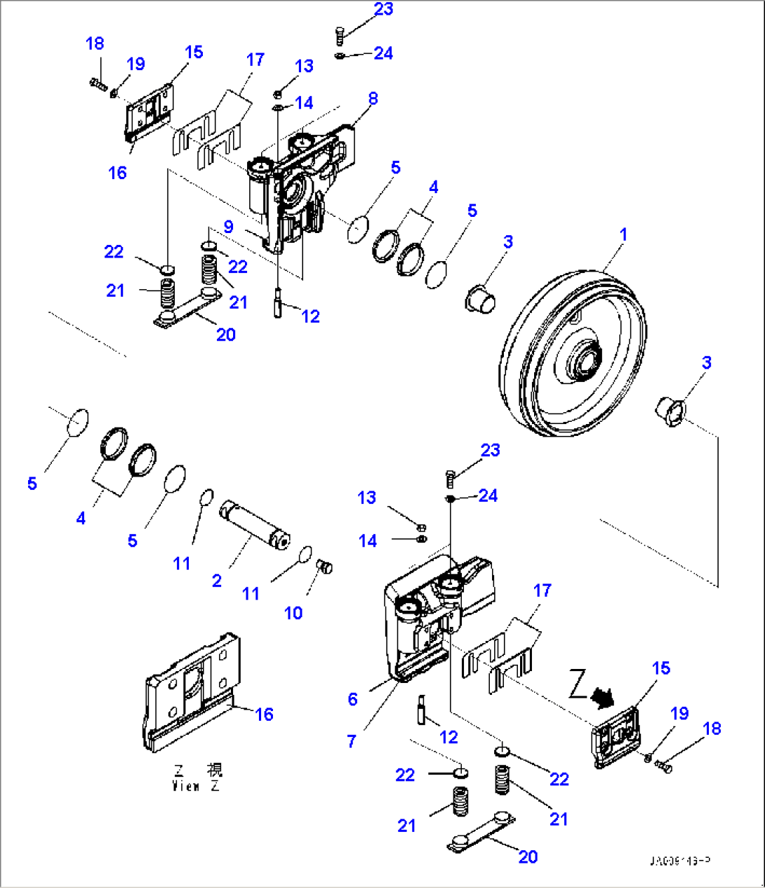 Front Idler (#30001-32006)