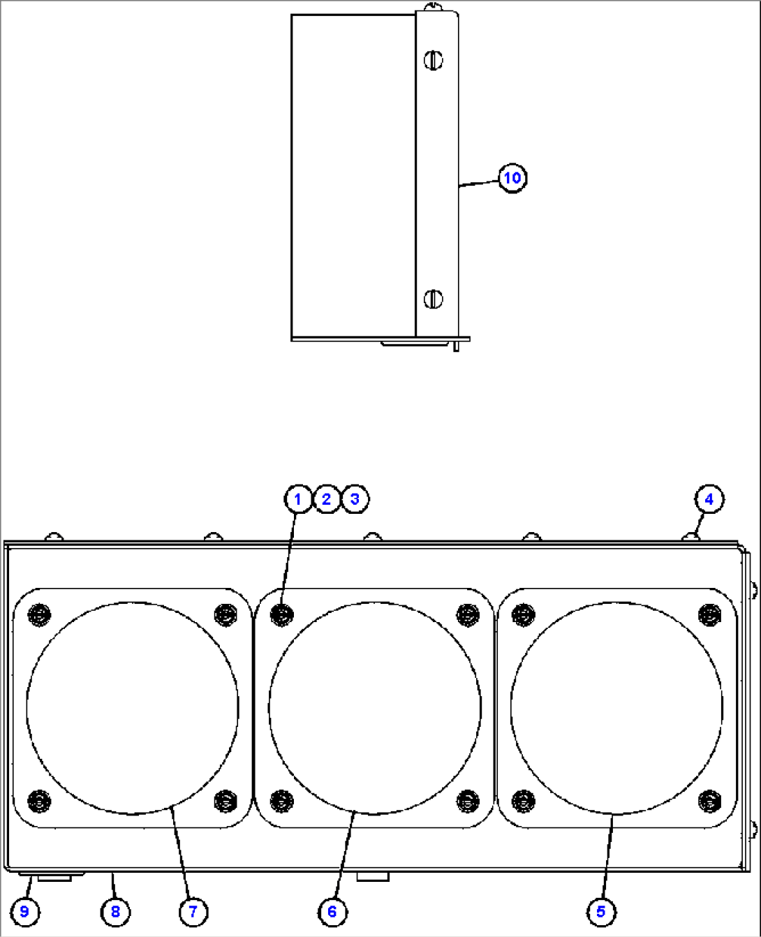 PAYLOAD METER III - INDICATOR LIGHT ASSEMBLY