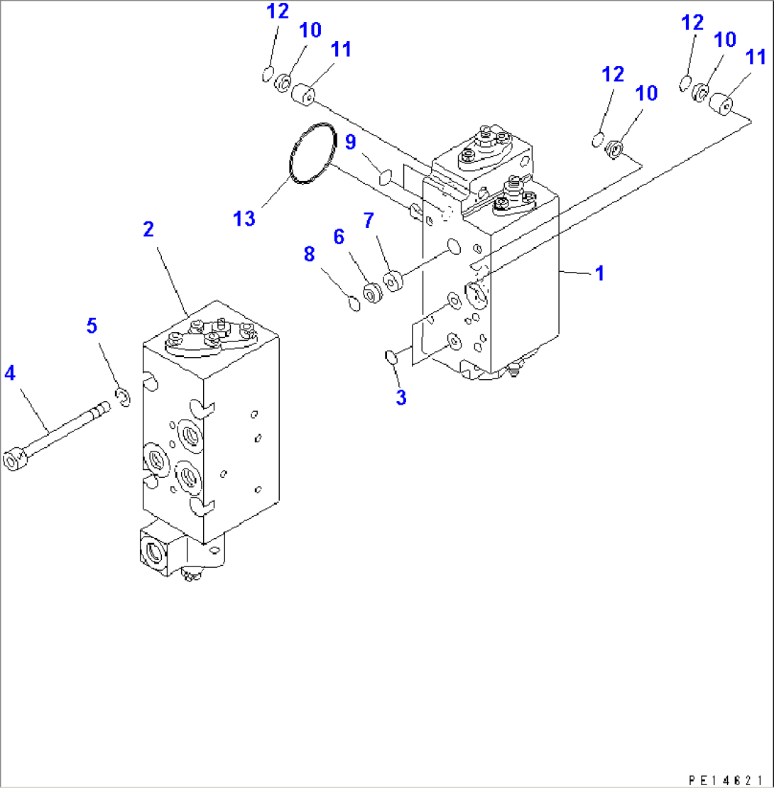 HYDRAULIC PUMP (4/13) (PUMP SUB ASS