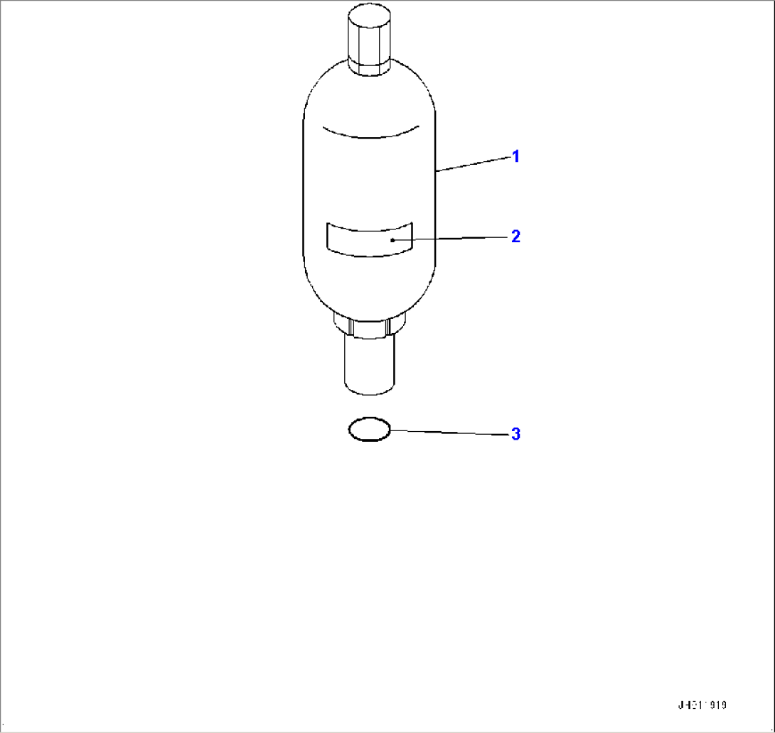 Attachment Piping, Accumulator (#90001-)