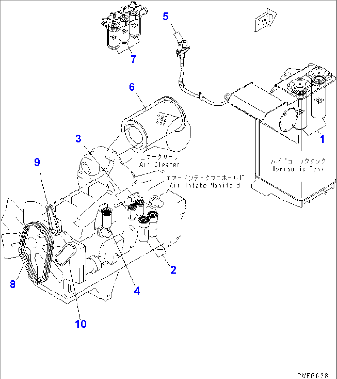 ELEMENT AND V-BELT