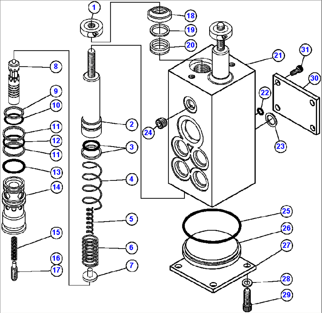 BRAKE VALVE SUB-ASSM - 1 (BF1851)