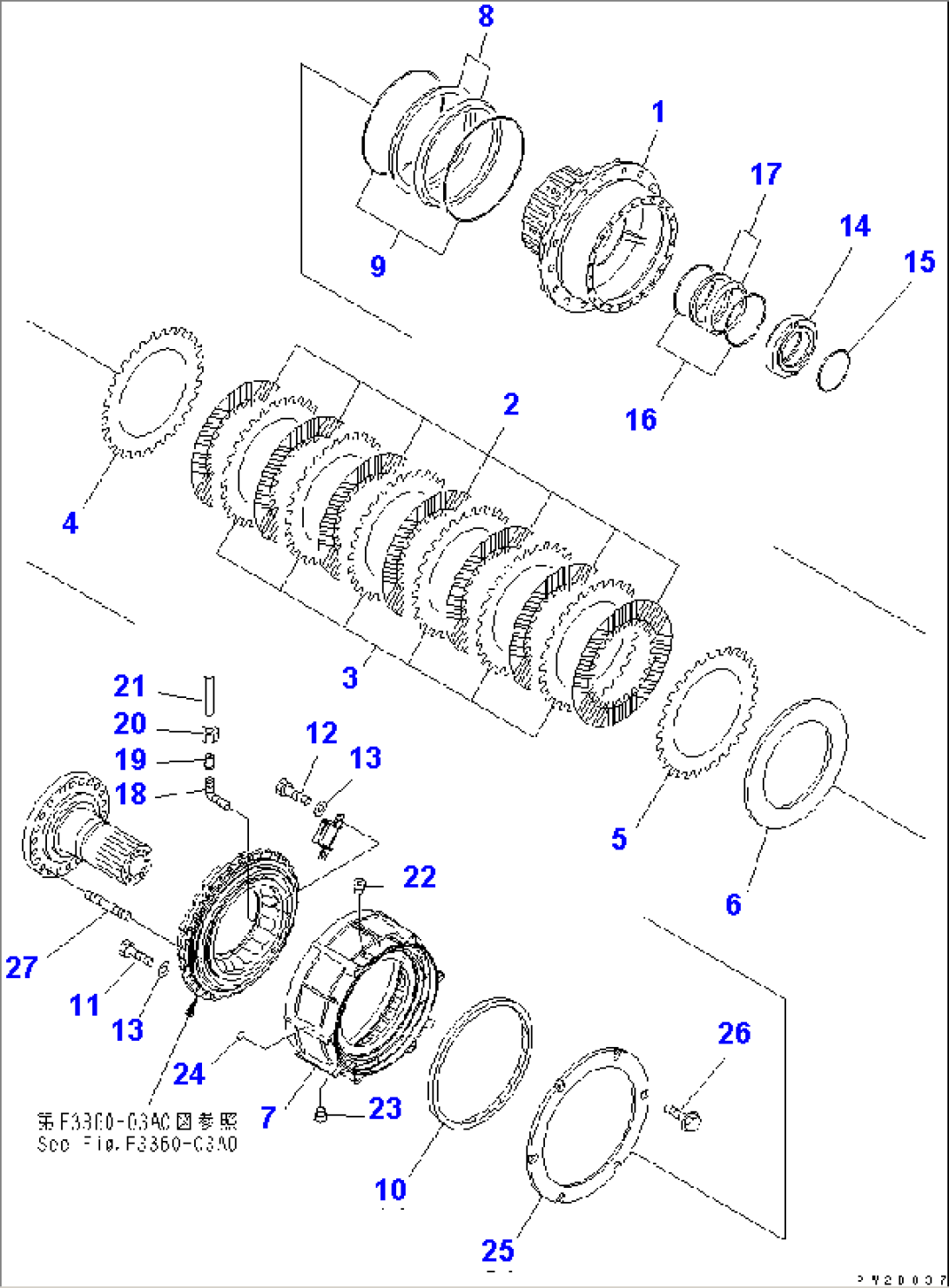 FRONT FINAL BRAKE (HUB)