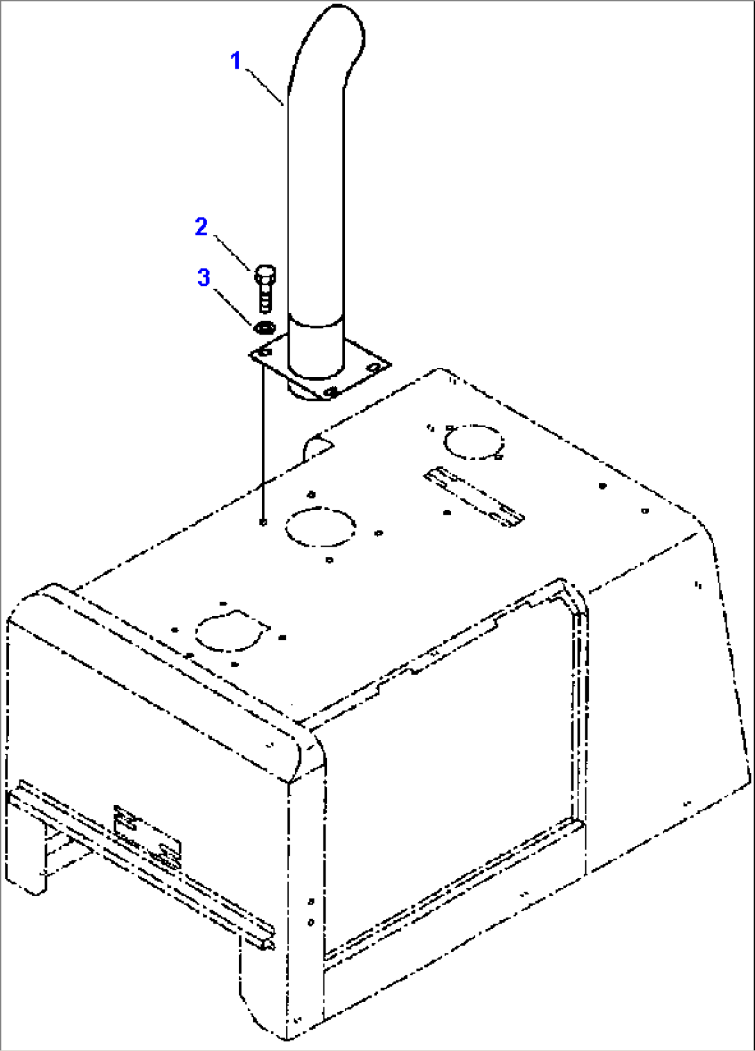 FIG. B0300-01A0 EXHAUST PIPE