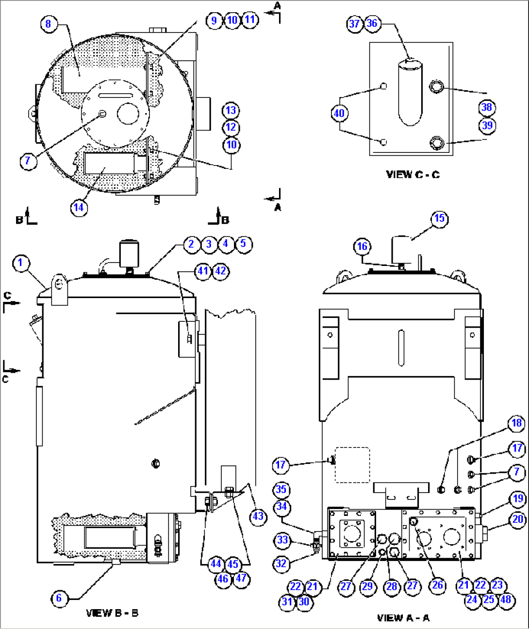 HYDRAULIC TANK ASSEMBLY INSTALLATION