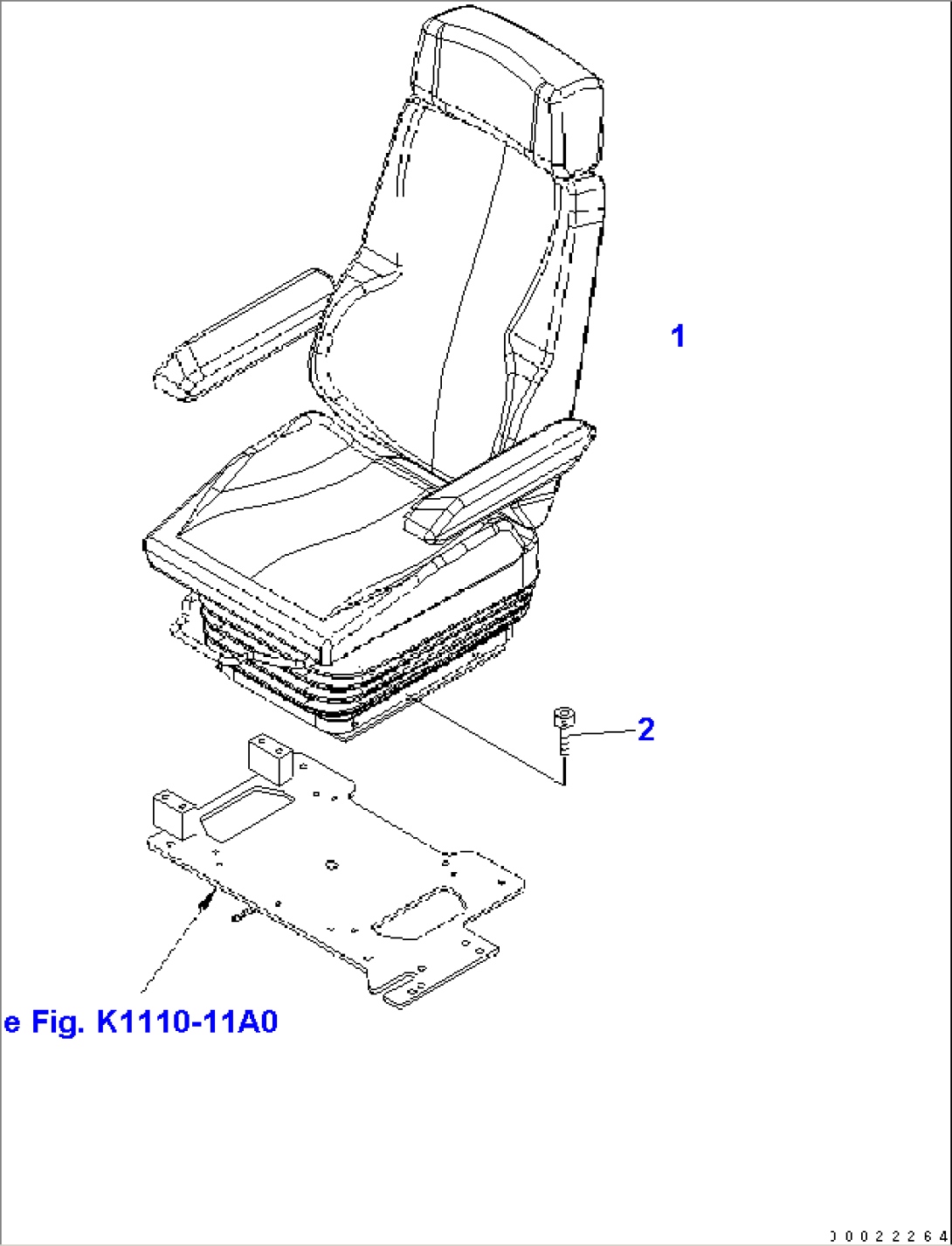 OPERATOR´S SEAT (MECHANICAL SUSPENSION)