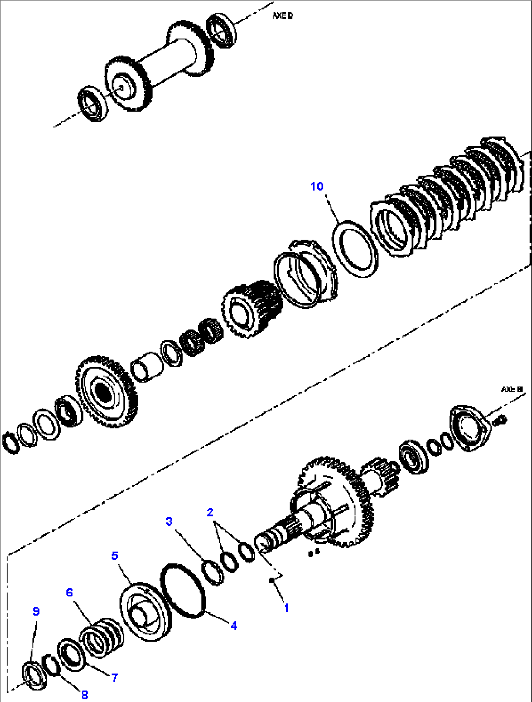 FIG. F3240-02A0 TRANSMISSION - CLUTCH