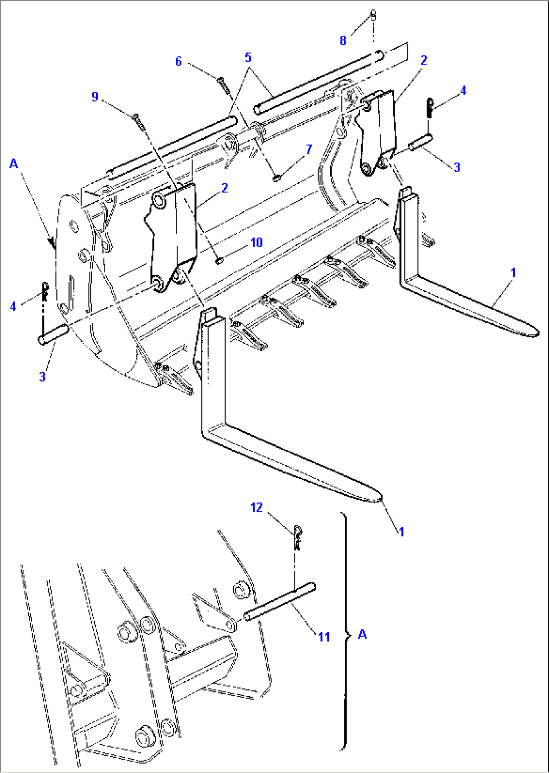 FORK (FOR BUCKET 4 IN 1)