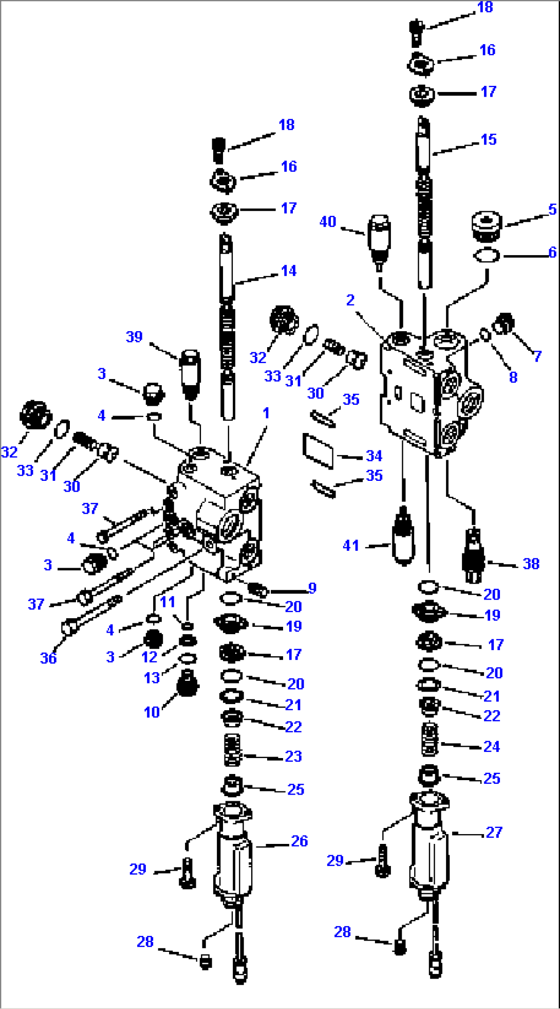 2-SPOOL CONTROL VALVE