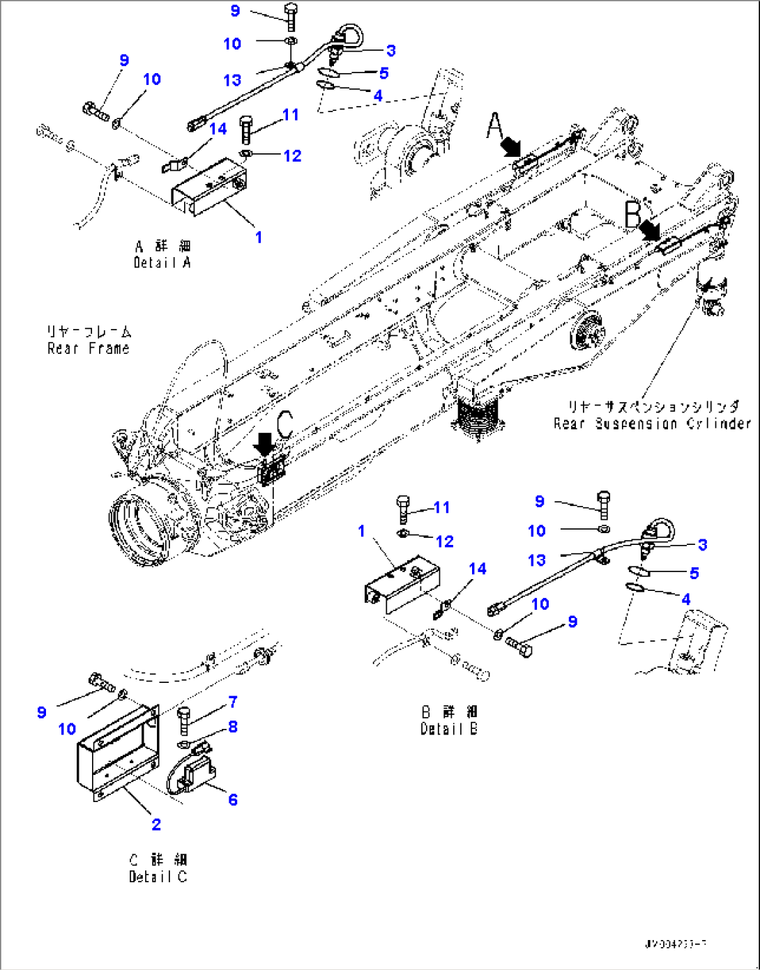 Payload Meter Wiring Harness, Sensor, Rear (#5129-)