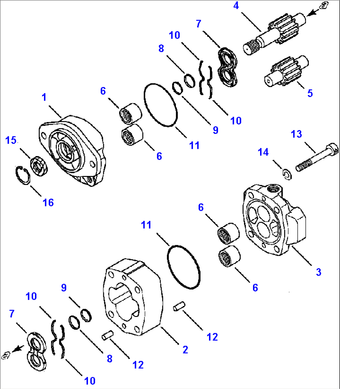 FIG NO. 4801 GROUND DRIVEN STEERING PUMP