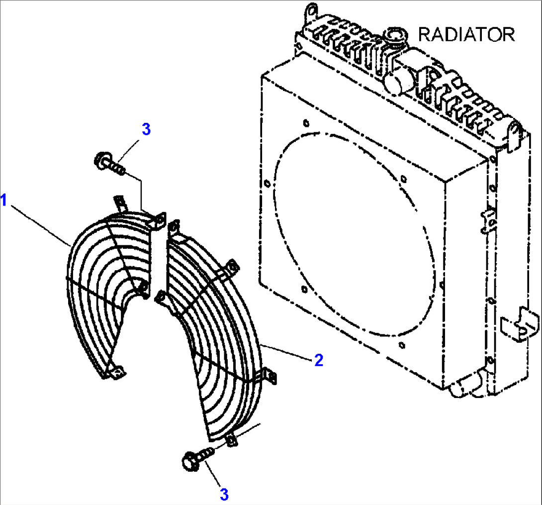 FIG. C0310-01A0 RADIATOR - GUARD