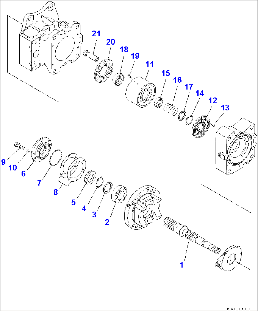 MAIN PUMP (2/15) (WITH TVC VALVE)(#10011-)