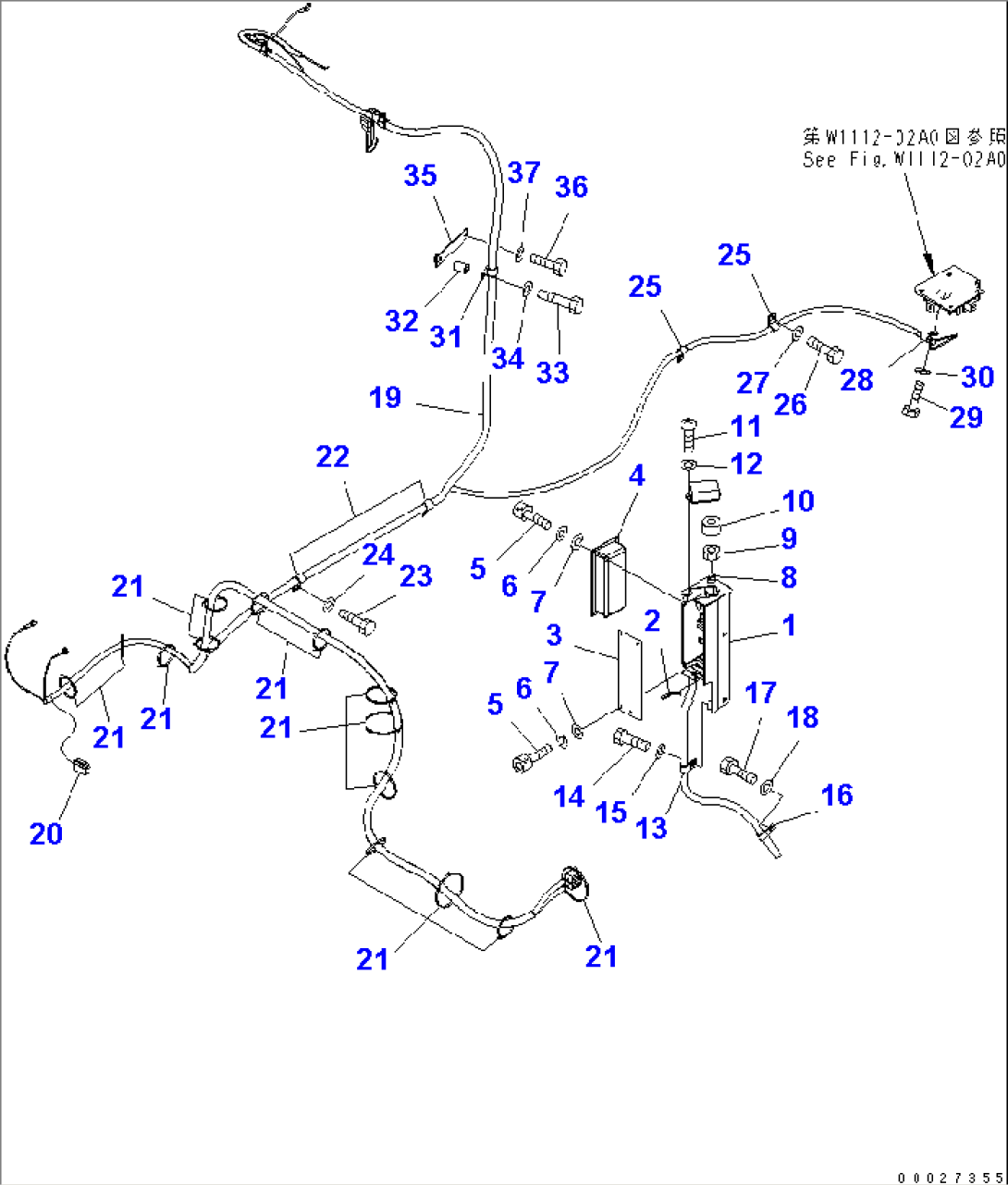PRE HEATER (HARNESS) (-40ßC SPEC.)