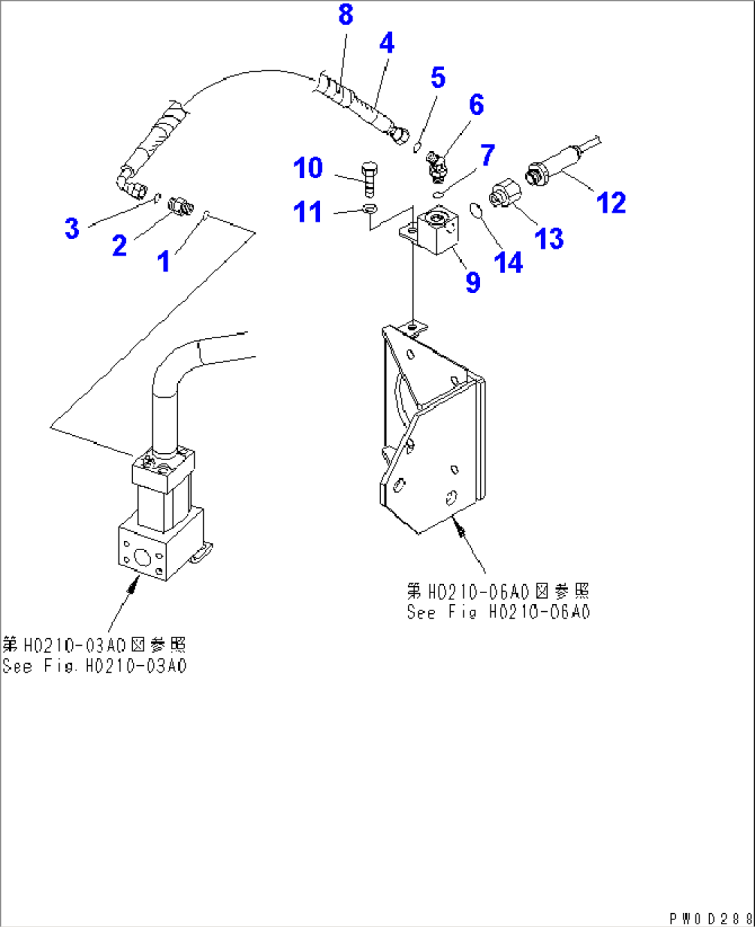 HYDRAULIC PUMP (PRESSURE SWITCH LINE)