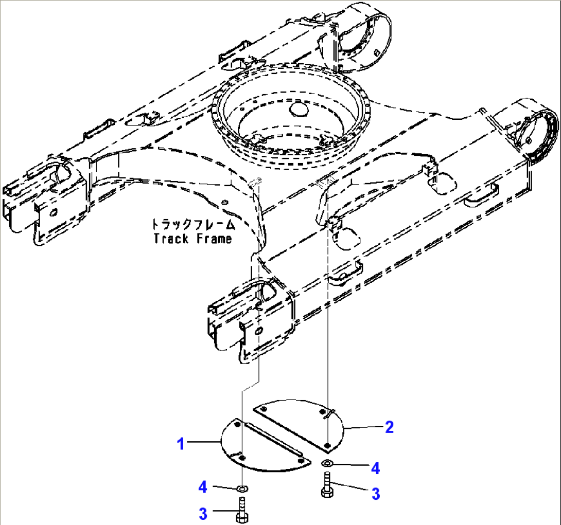 Track Frame Under Cover(#20001-)