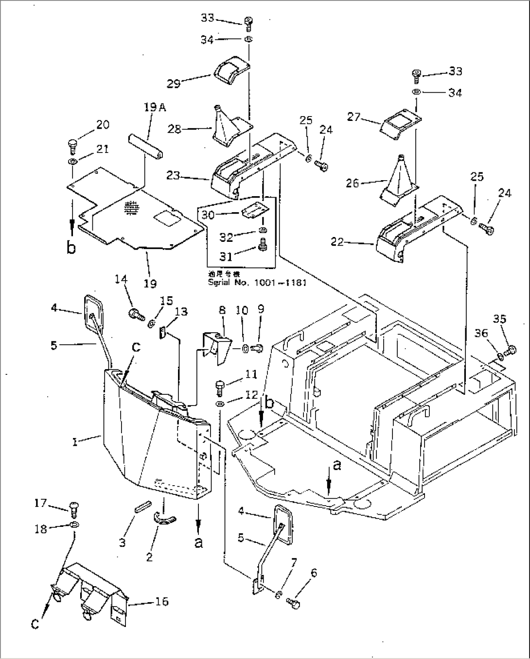 DASHBOARD AND FLOOR PLATE (FOR USA)