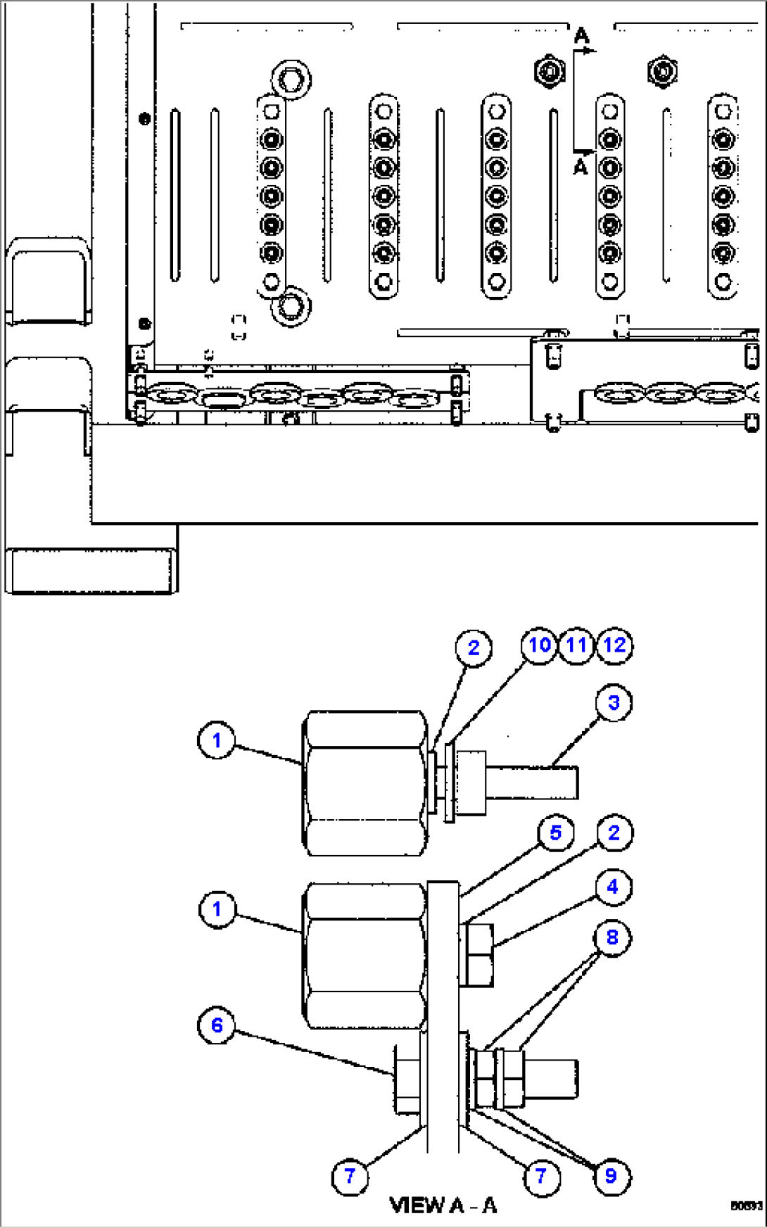 REAR CAB PANEL - BUS BARS 2/2