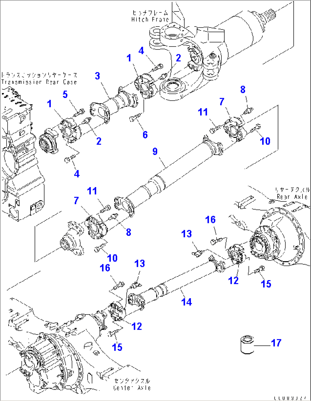 REAR DRIVE SHAFT