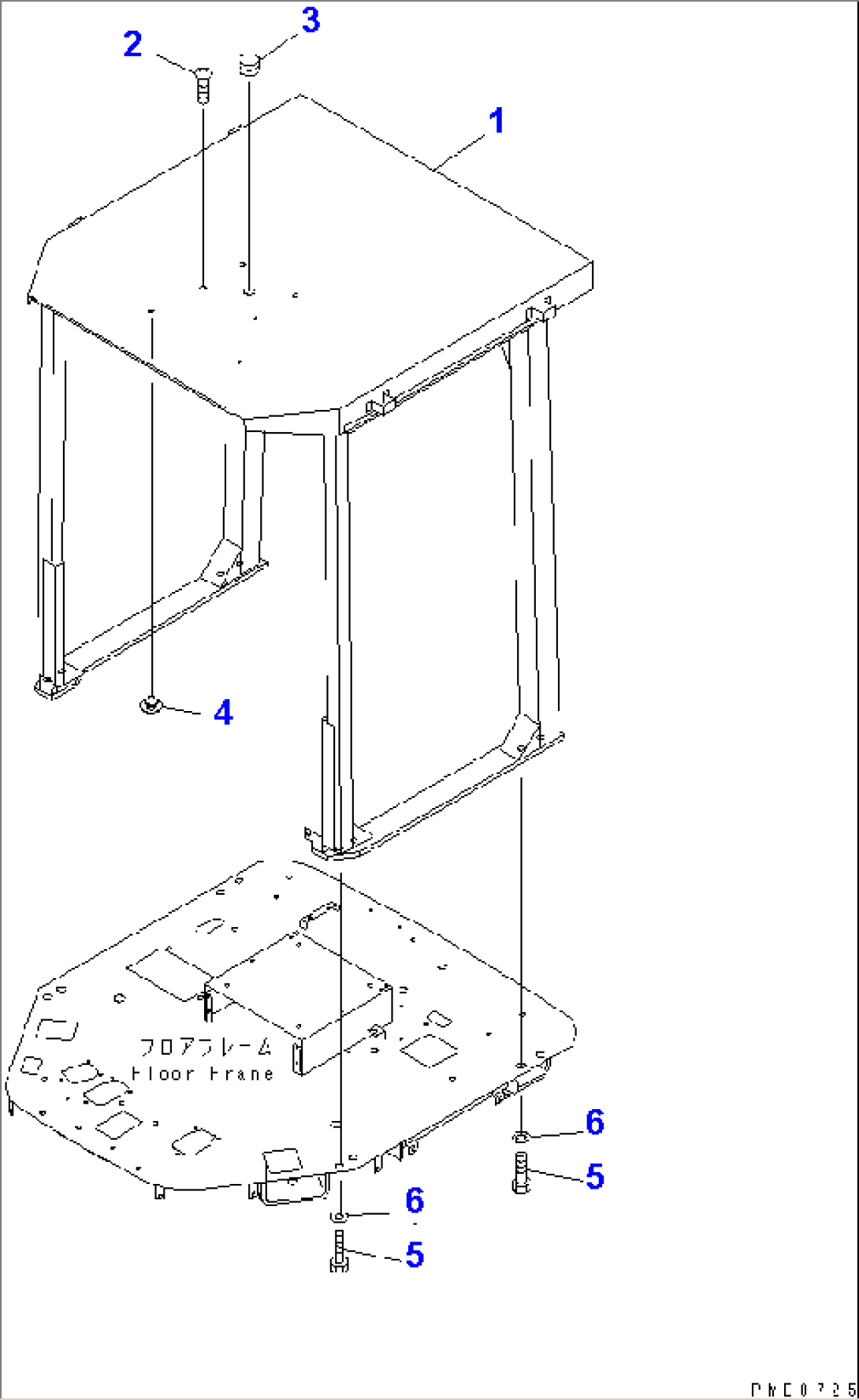 ROPS CANOPY(#50001-)