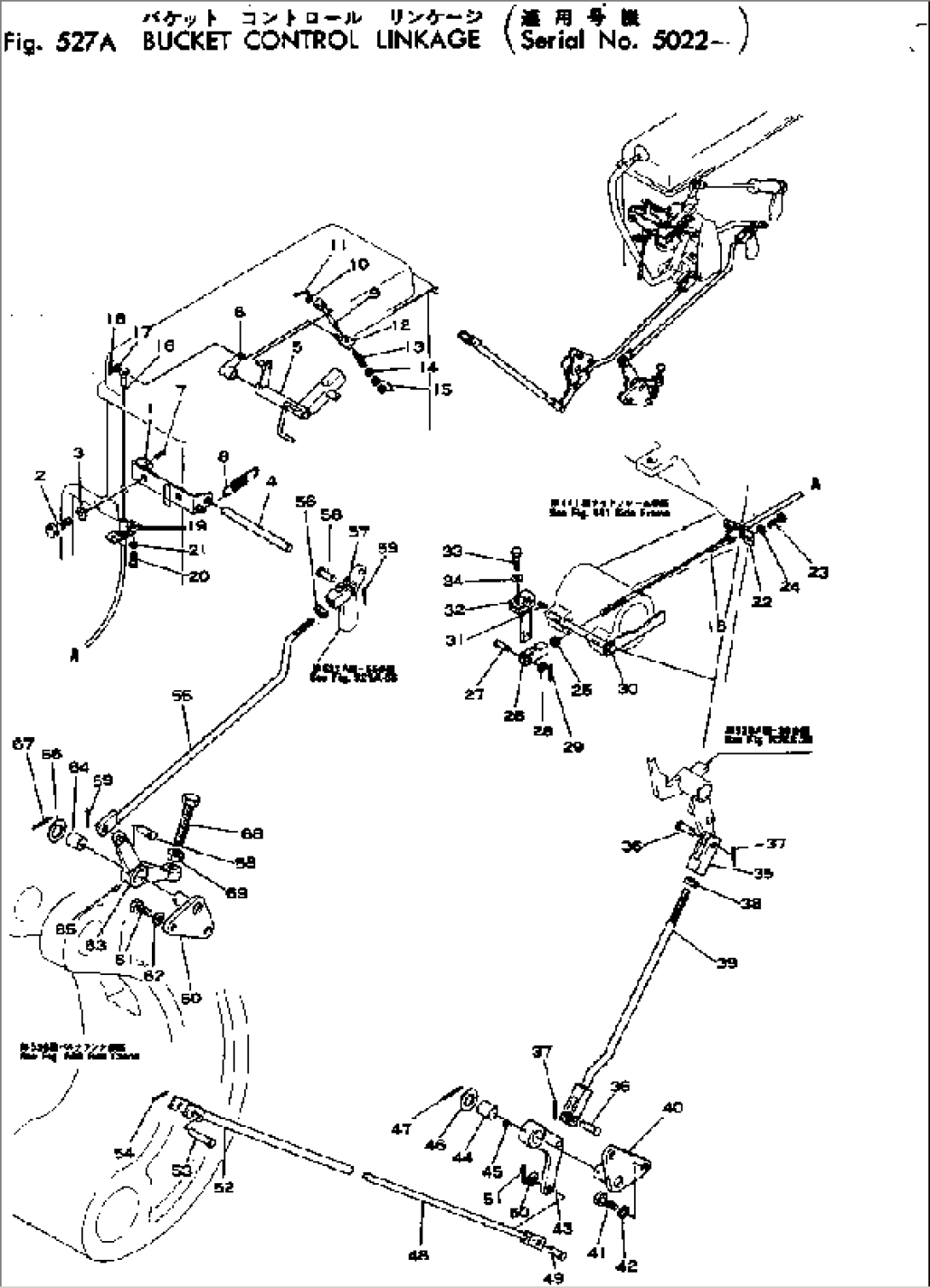 BUCKET CONTROL LINKAGE(#5022-)