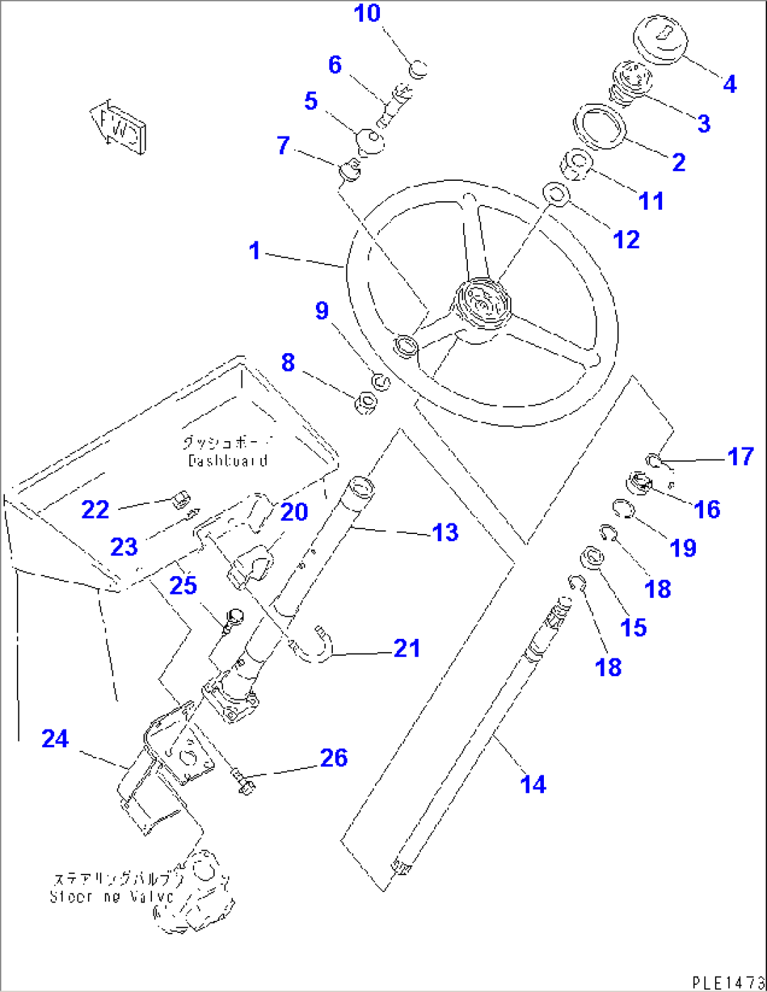 STEERING WHEEL(#12001-)