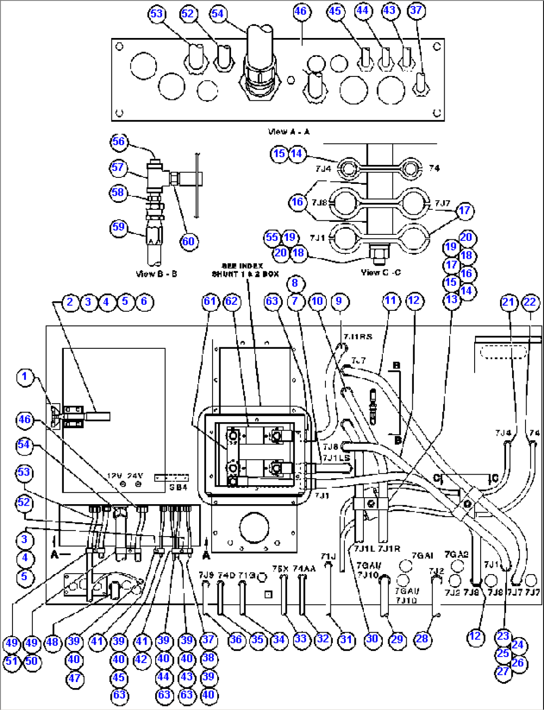 CONTROL CABINET WIRING - REAR