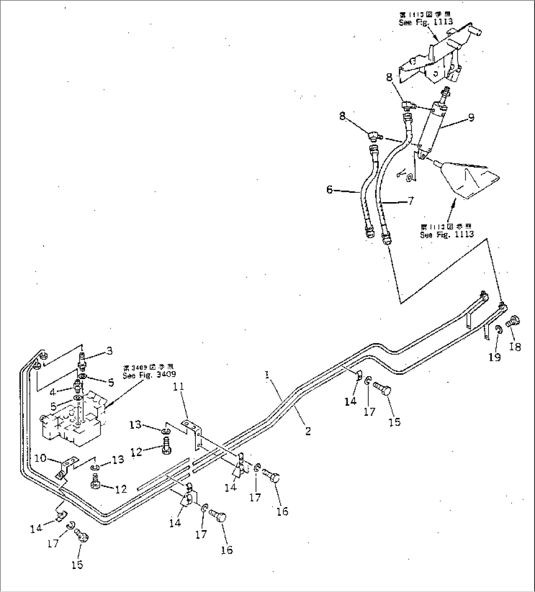 AIR PIPING (ENGINE REVOLUTION SET CYLINDER LINE)