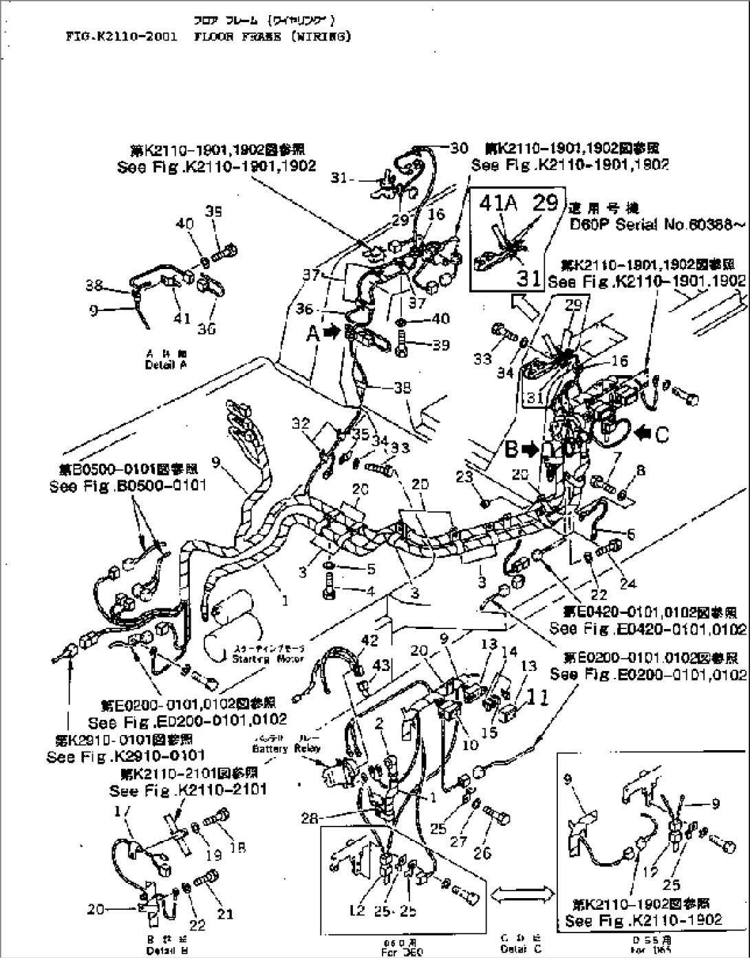 FLOOR FRAME (WIRING)