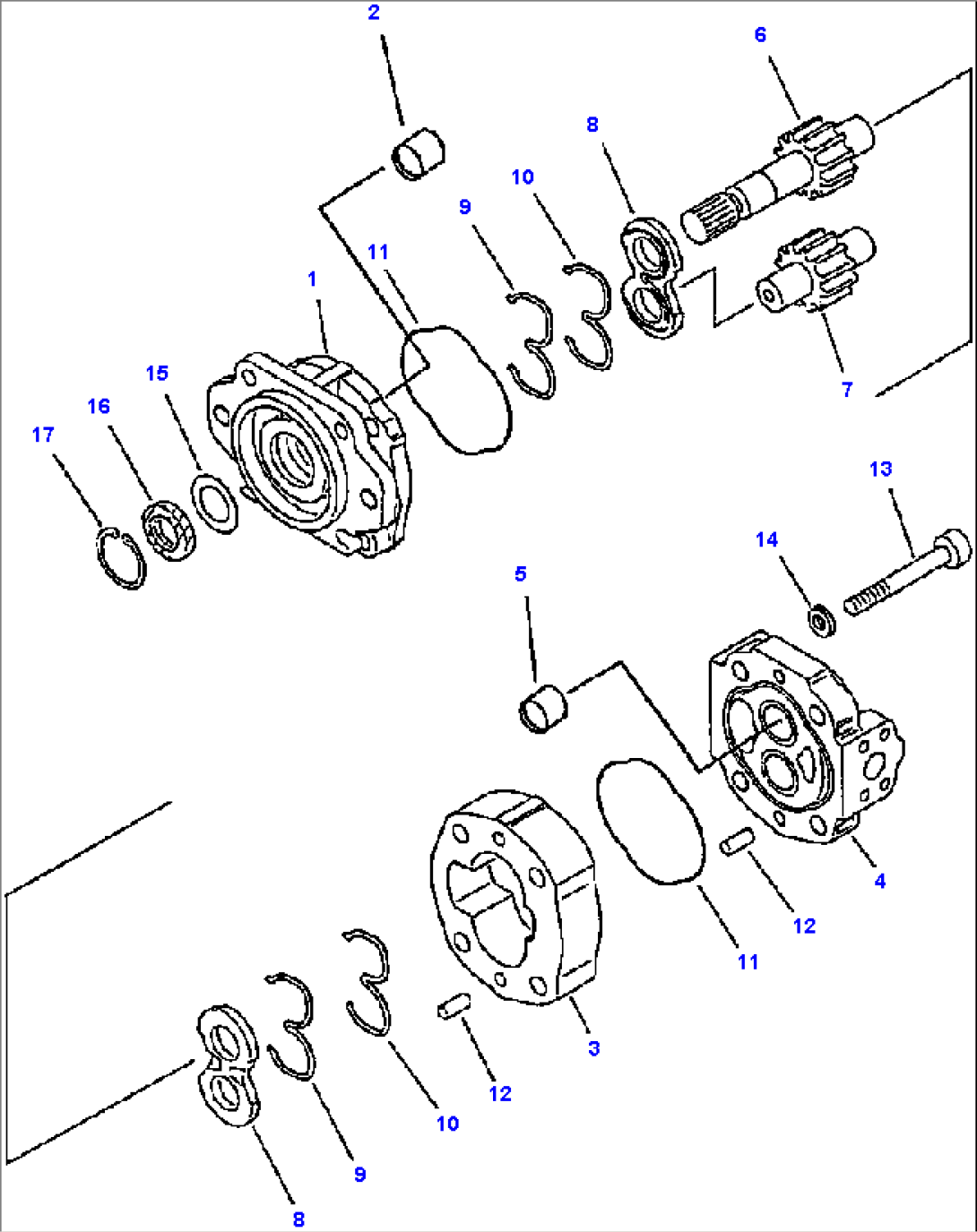 FIG NO. 2601A TORQUE CONVERTER AND TRANSMISSION OIL PUMP MACHINES WITH S/N 5027 THRU 5039