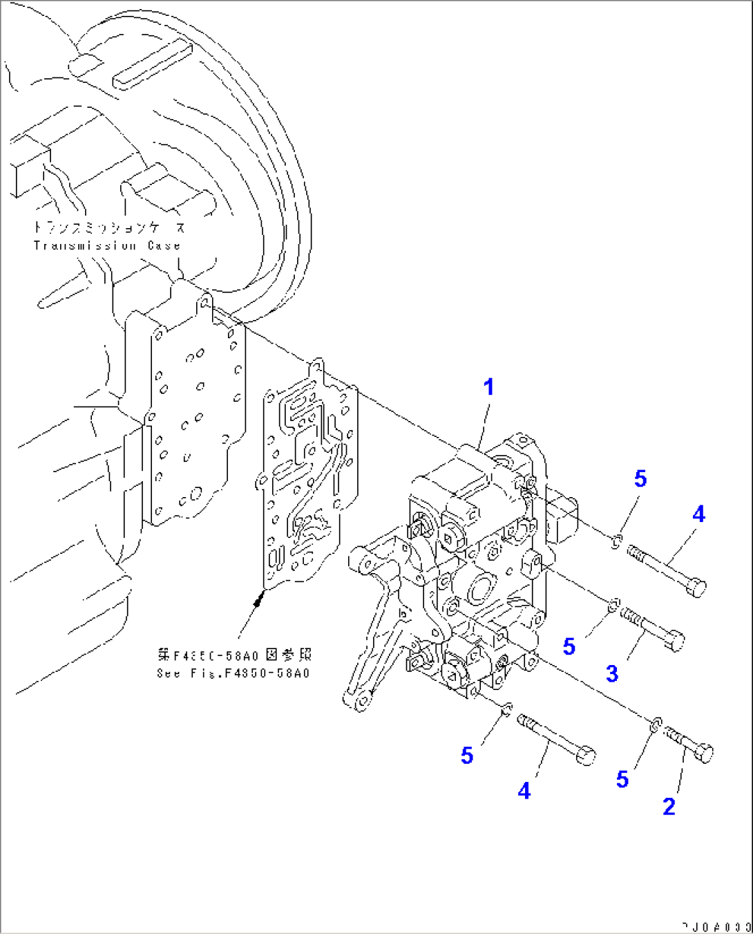 TRANSMISSION CONTROL VALVE (1/3) (MOUNTING)