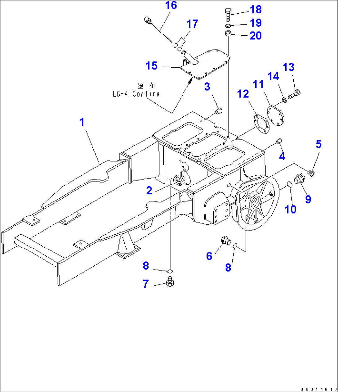 STEERING CASE FRAME