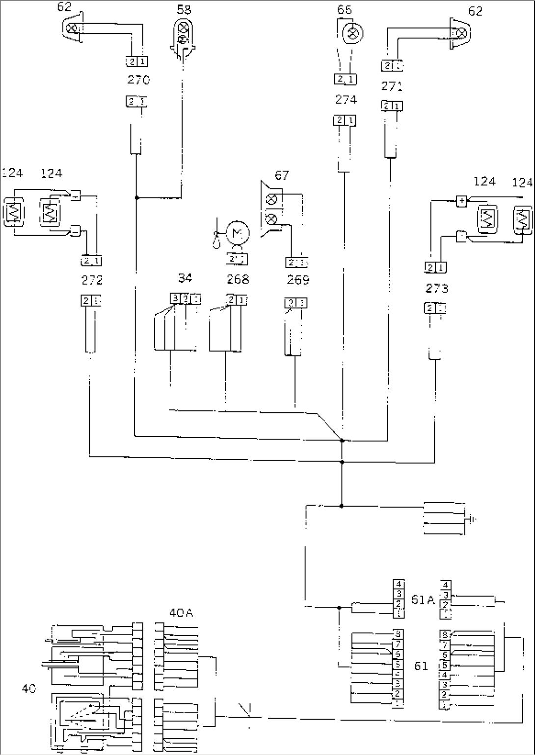 ELECTRICAL CIRCUIT (CABINE) (1/2)