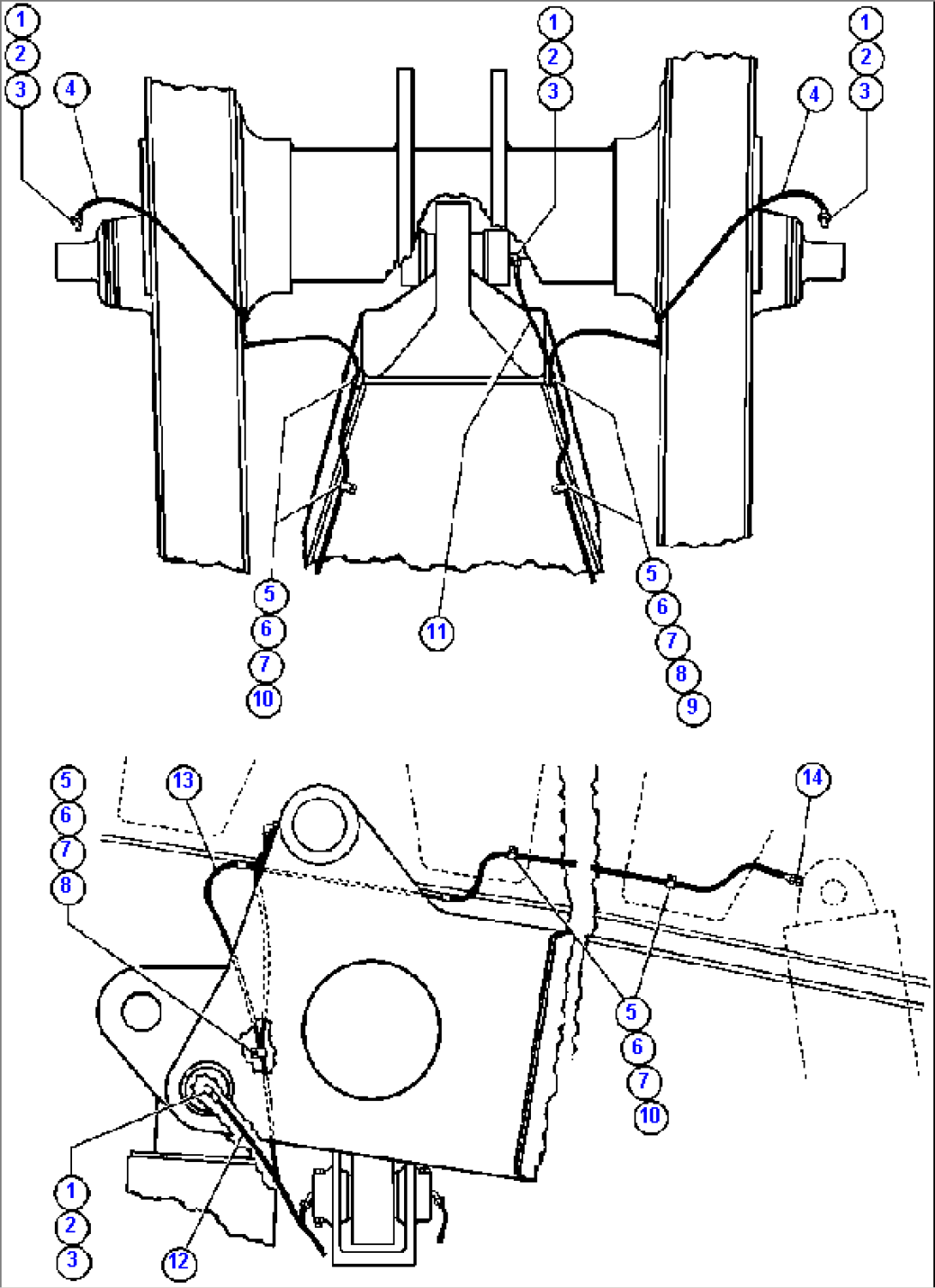 REAR LUBRICATION GROUP - 1