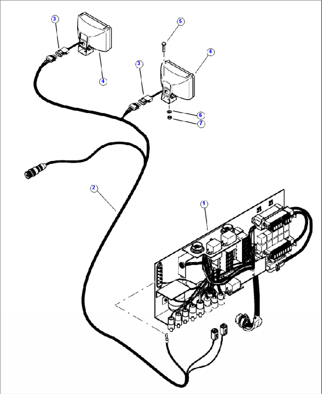 E0220-01A0 ROPS/FOPS PANEL LIGHTS